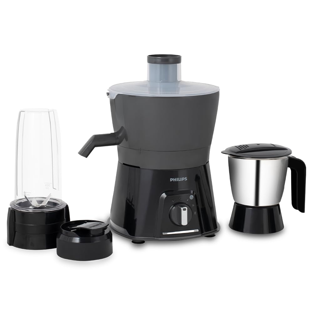 Philips HL7579/00 600W Turbo Juicer Mixer Grinder with 3 Jars